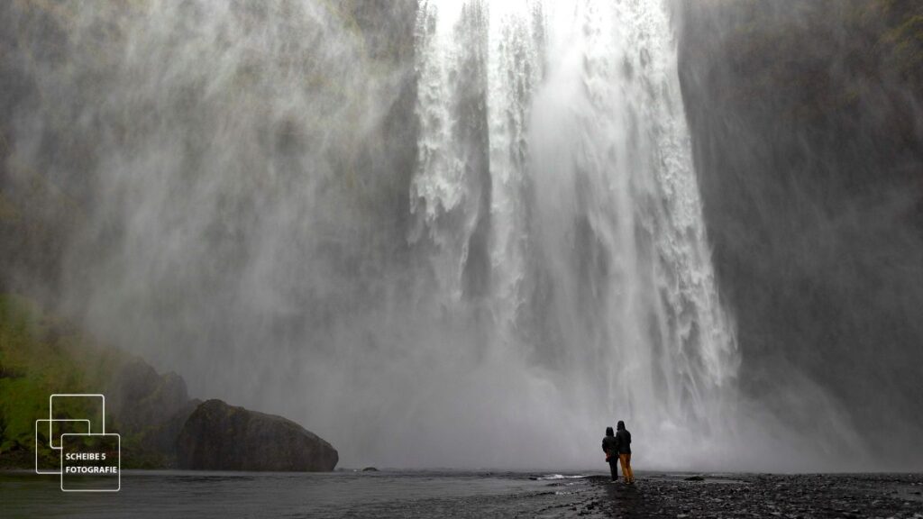 Island Sellfoss Am Skogafoss- Island