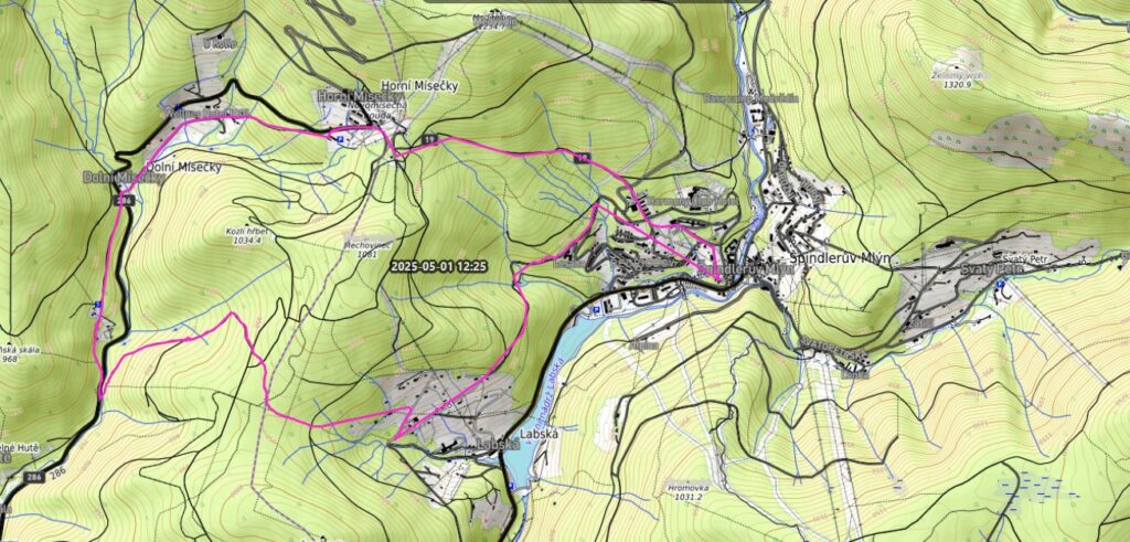 tour _1 Wandertour Špindlerův Mlýn